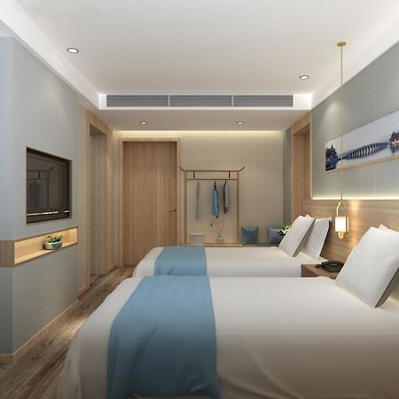 Happy Dragon Universal Vacation Hotel - Close To Universal Studio And Wanda Plaza,Free Shuttle To The Resort,Free Coffee,Laundry بكين المظهر الخارجي الصورة
