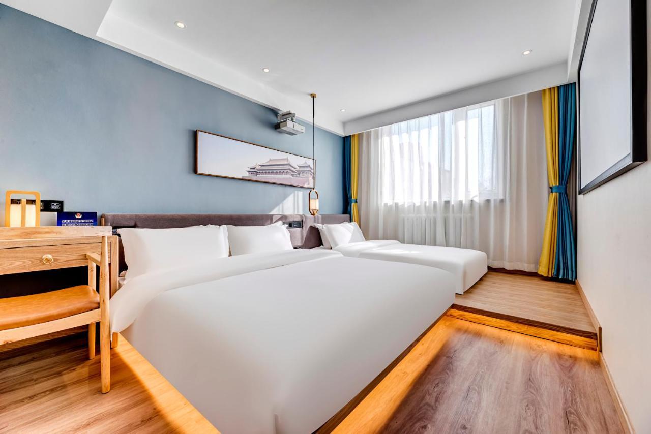 Happy Dragon Universal Vacation Hotel - Close To Universal Studio And Wanda Plaza,Free Shuttle To The Resort,Free Coffee,Laundry بكين المظهر الخارجي الصورة
