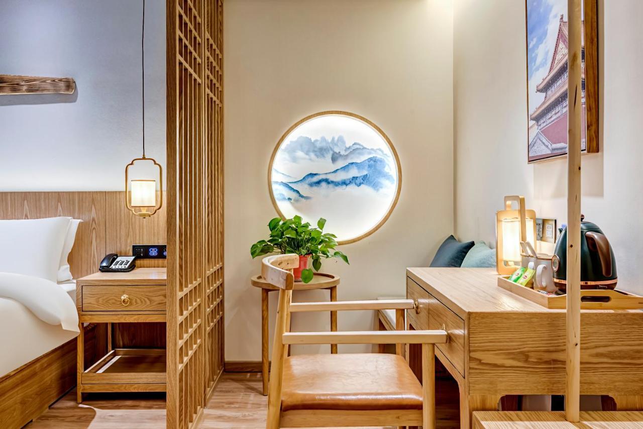 Happy Dragon Universal Vacation Hotel - Close To Universal Studio And Wanda Plaza,Free Shuttle To The Resort,Free Coffee,Laundry بكين المظهر الخارجي الصورة
