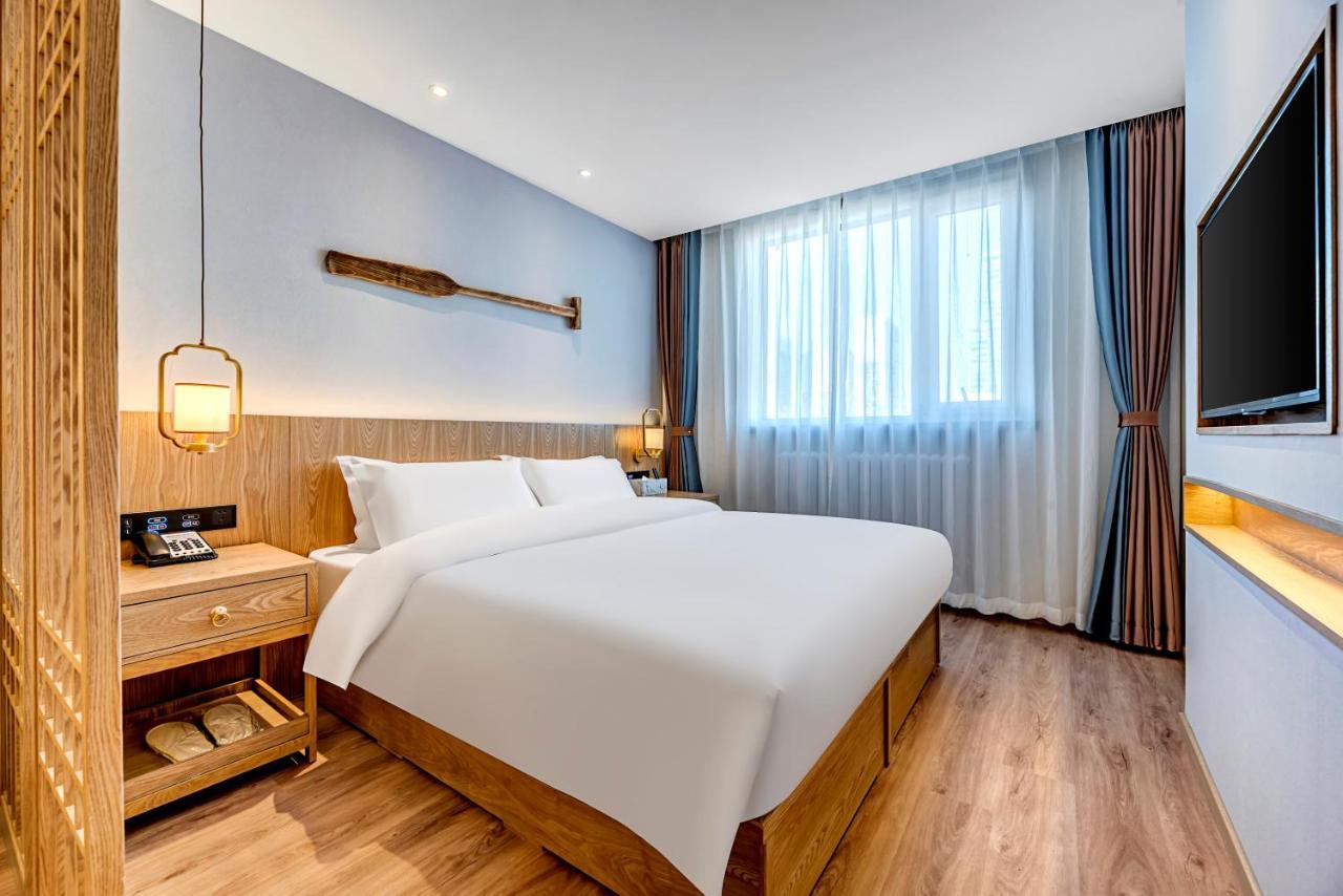 Happy Dragon Universal Vacation Hotel - Close To Universal Studio And Wanda Plaza,Free Shuttle To The Resort,Free Coffee,Laundry بكين المظهر الخارجي الصورة