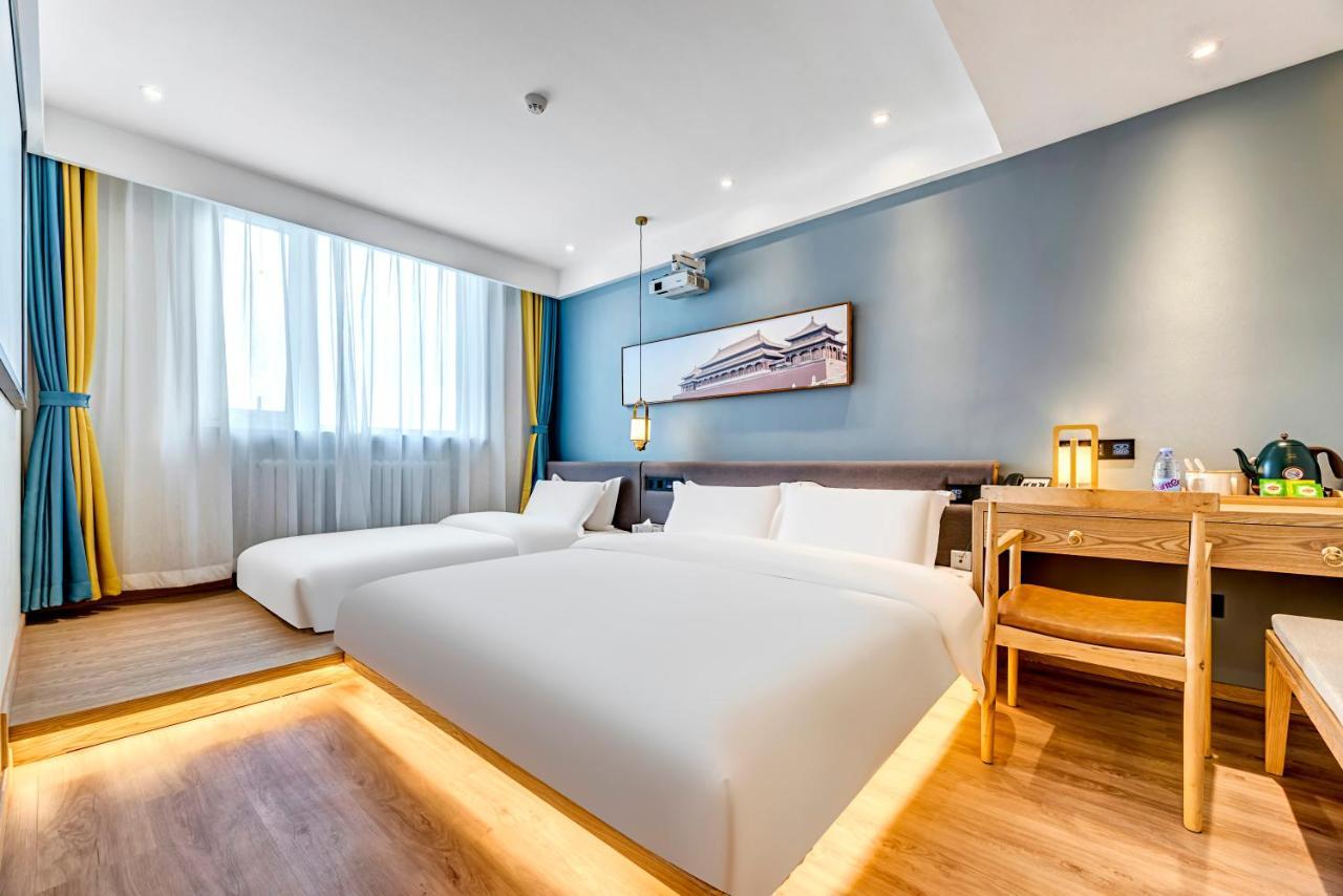 Happy Dragon Universal Vacation Hotel - Close To Universal Studio And Wanda Plaza,Free Shuttle To The Resort,Free Coffee,Laundry بكين المظهر الخارجي الصورة