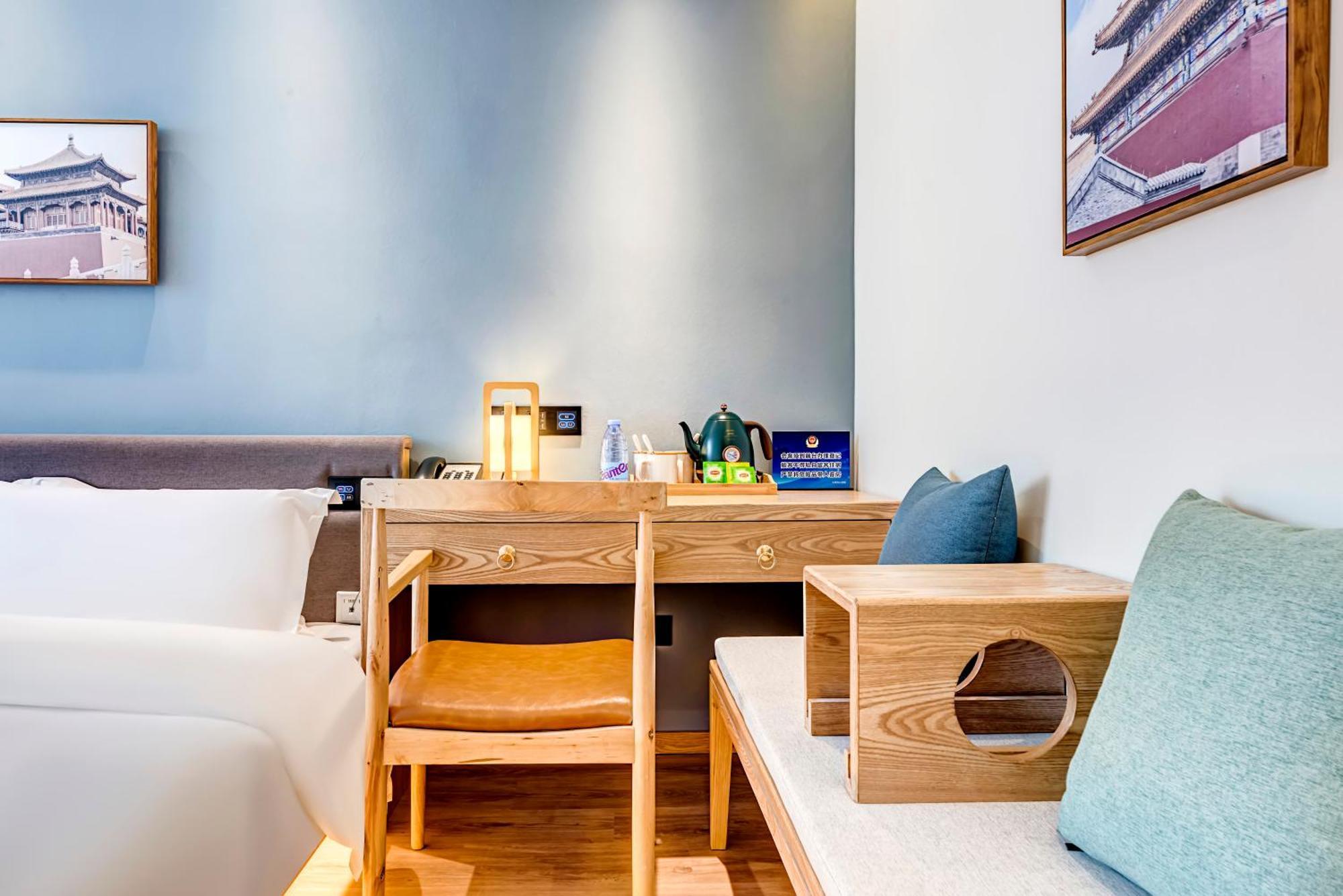 Happy Dragon Universal Vacation Hotel - Close To Universal Studio And Wanda Plaza,Free Shuttle To The Resort,Free Coffee,Laundry بكين المظهر الخارجي الصورة