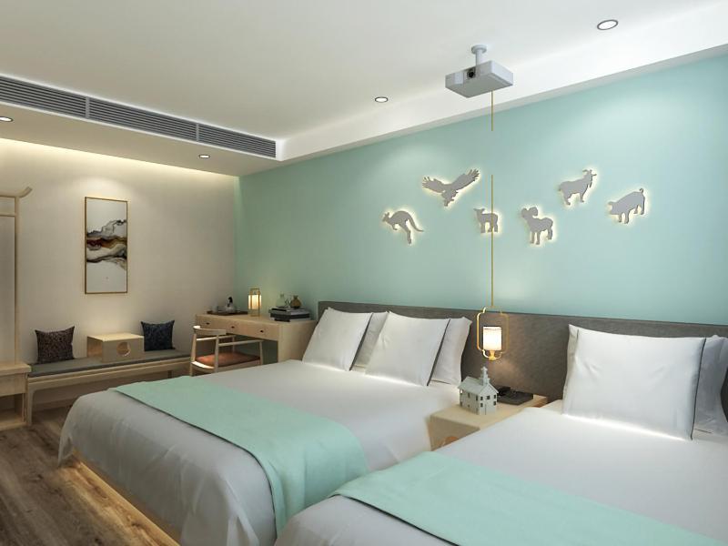 Happy Dragon Universal Vacation Hotel - Close To Universal Studio And Wanda Plaza,Free Shuttle To The Resort,Free Coffee,Laundry بكين المظهر الخارجي الصورة