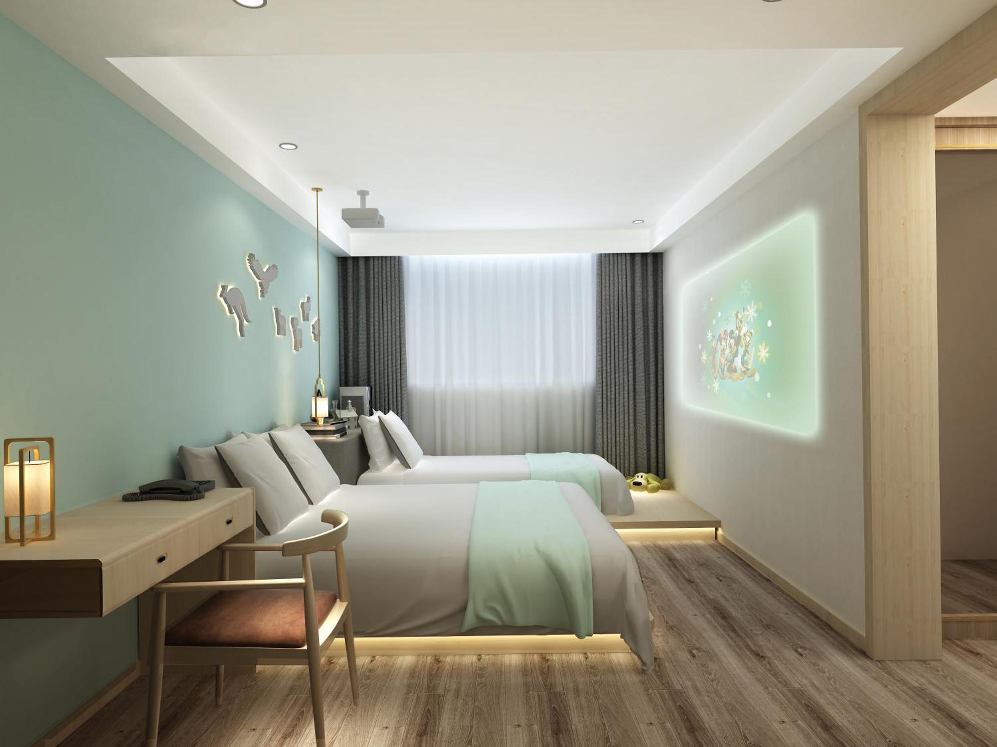 Happy Dragon Universal Vacation Hotel - Close To Universal Studio And Wanda Plaza,Free Shuttle To The Resort,Free Coffee,Laundry بكين المظهر الخارجي الصورة