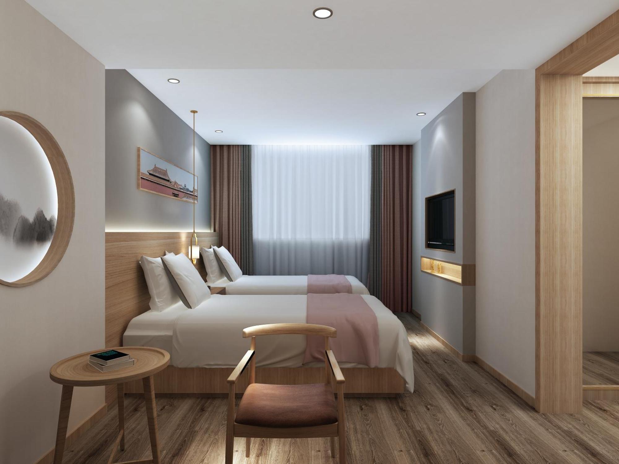 Happy Dragon Universal Vacation Hotel - Close To Universal Studio And Wanda Plaza,Free Shuttle To The Resort,Free Coffee,Laundry بكين المظهر الخارجي الصورة